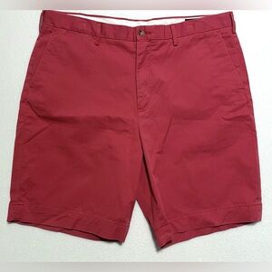 Polo Ralph Lauren Chino Shorts Stretch Classic Fit Pale Red / Salmon Size 38
